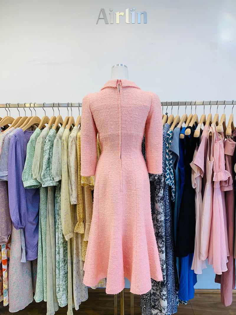 Pink Chanel style dress