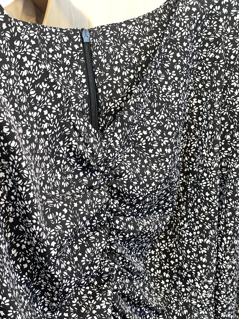 Midnight Bloom Waist Dress