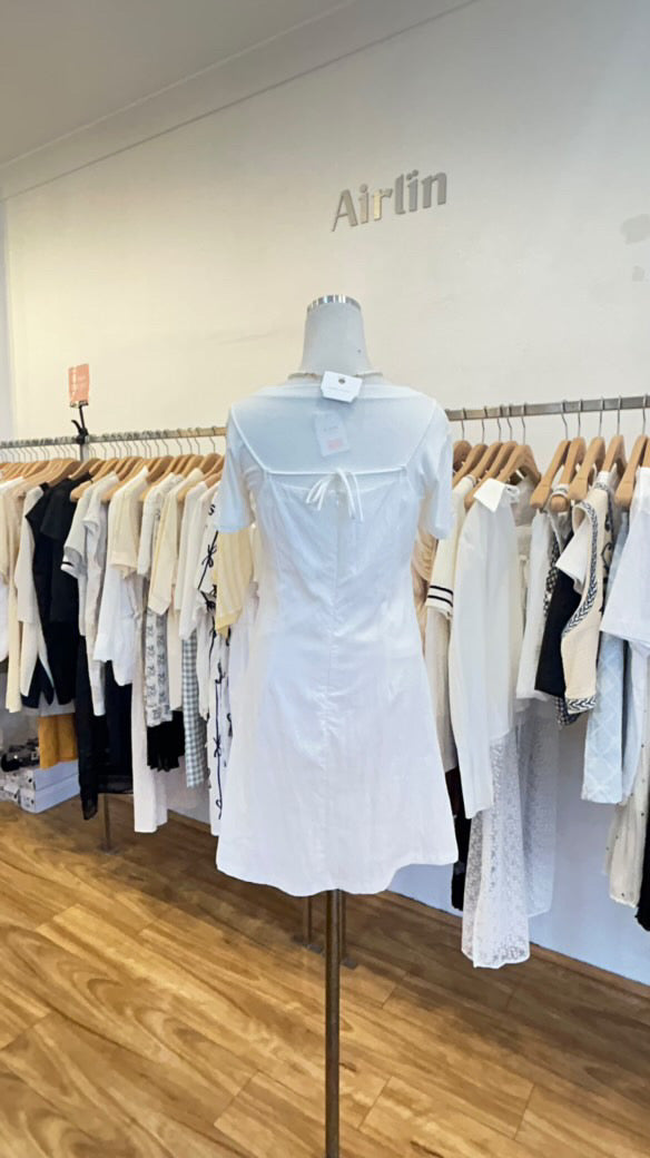 White camisole dress