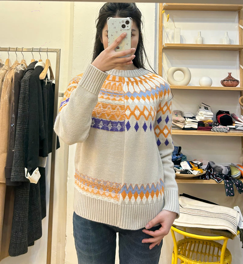 Unique pattern knit sweaters