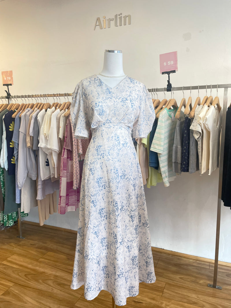 Floral Chiffon Maxi Dress