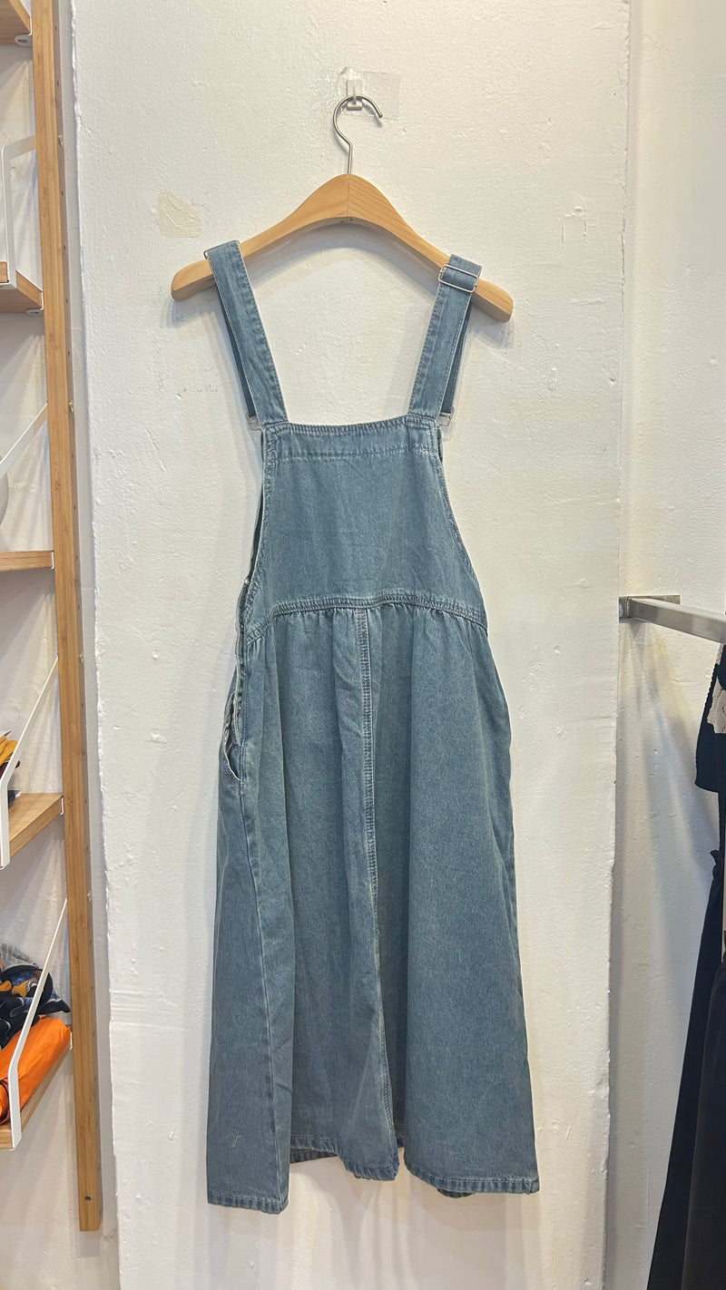 Overall denim dress