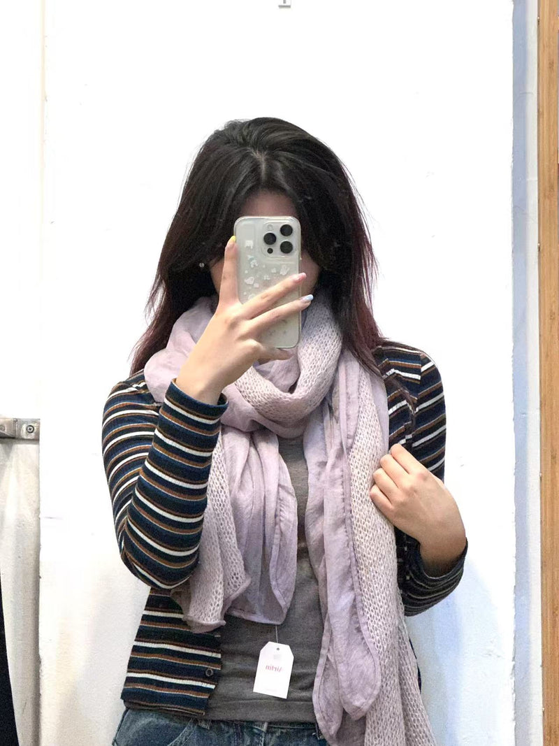 Cold Days Wool Blended Scarfs - 4 Colour