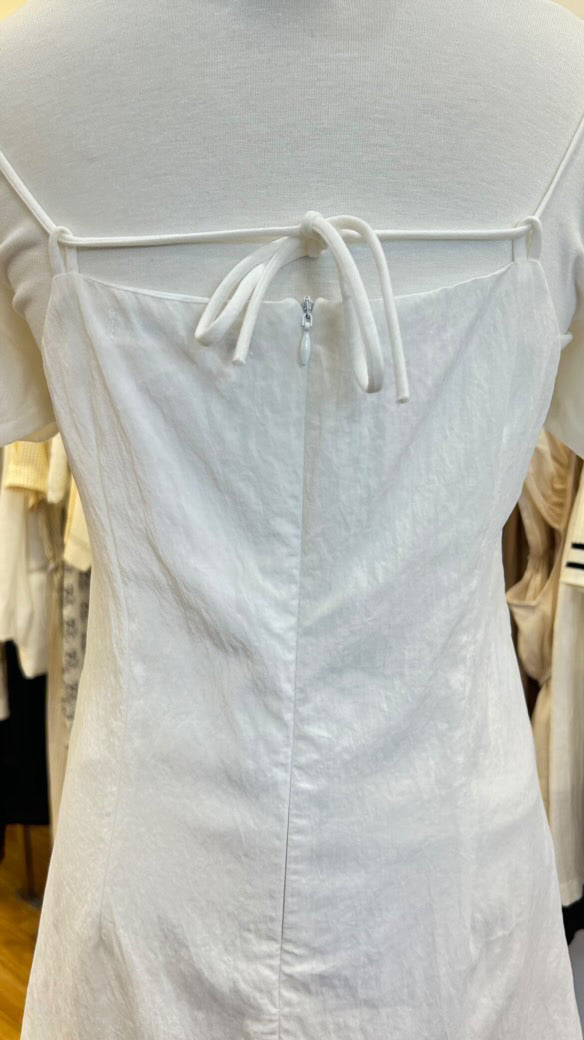 White camisole dress