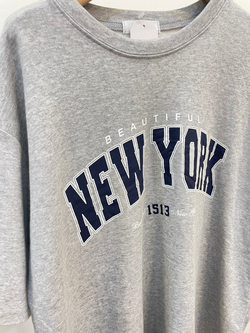 New York relaxed sweat tops
