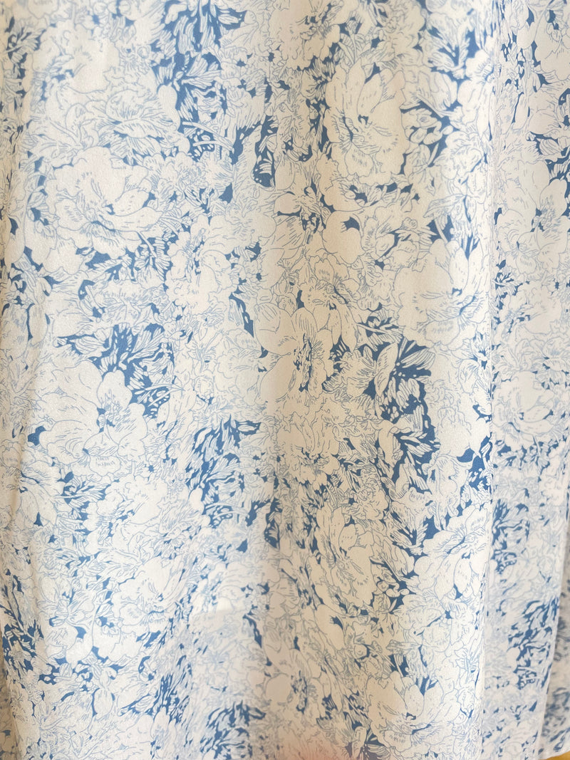 Floral Chiffon Maxi Dress