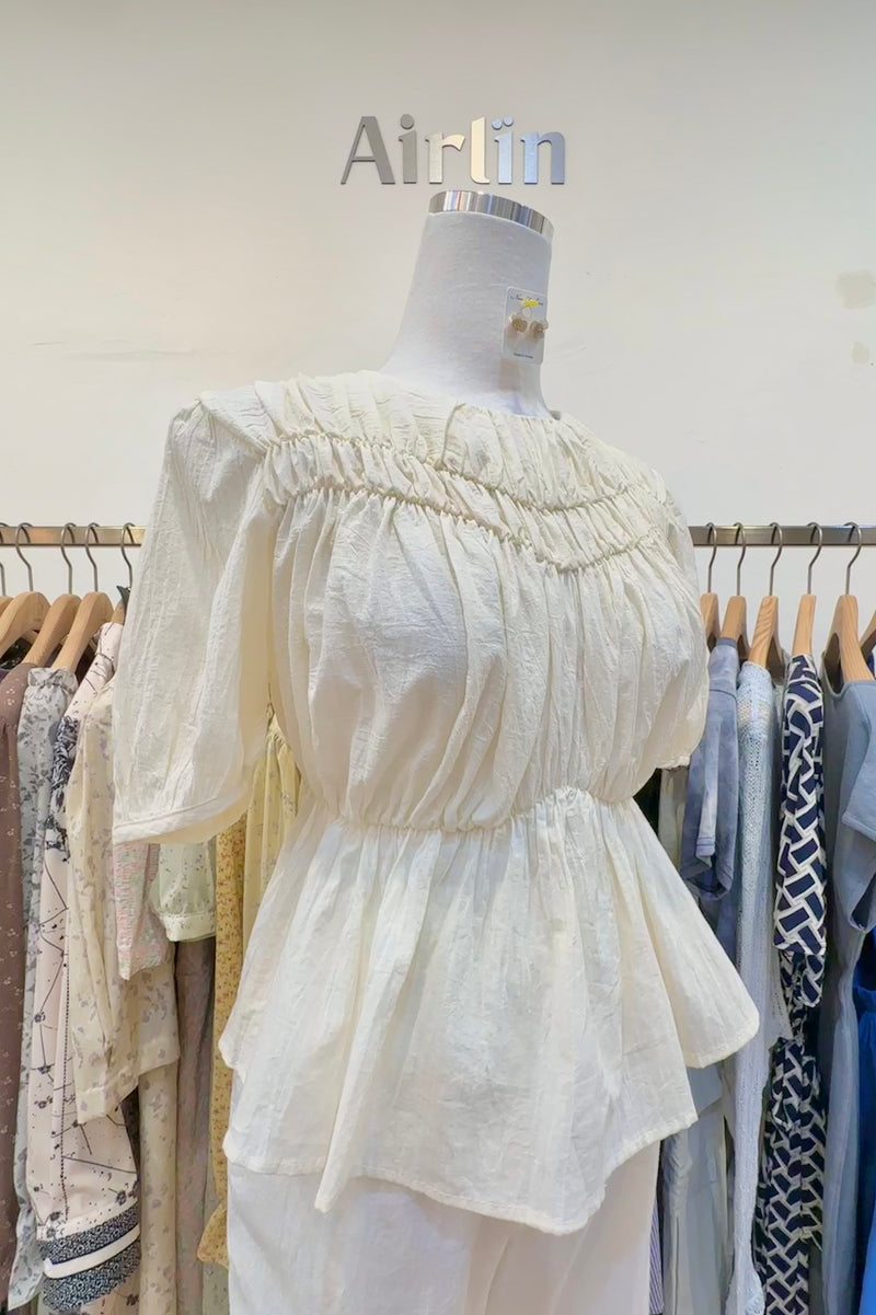 Apricot Breeze Sweetheart Blouse