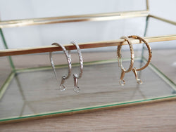 Simple Gold/Silver Ring Earrings