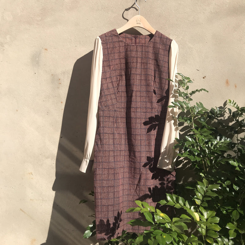 Chic Check Patterned Dress