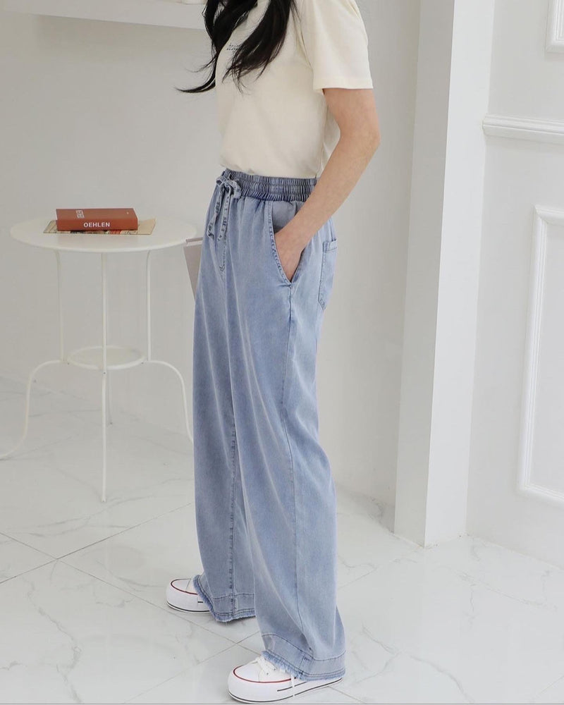 Wide Legs Bending Pants