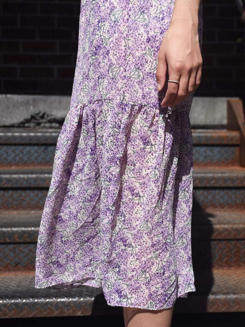 Lavender Chiffon Dress