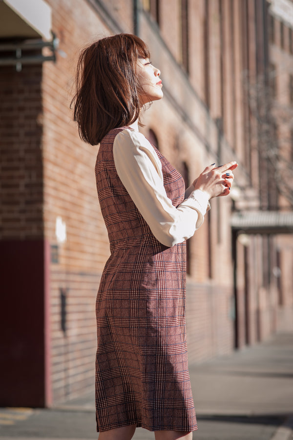 Chic Check Patterned Dress