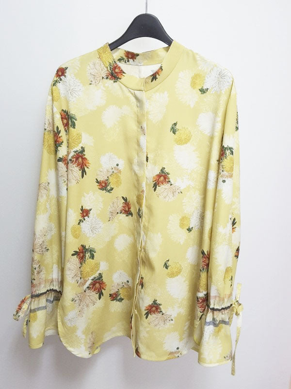 Floral Silky Blouse