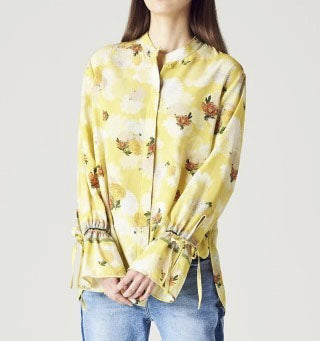 Floral Silky Blouse