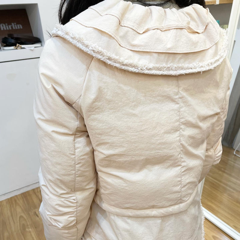 Ivory duck down jacket