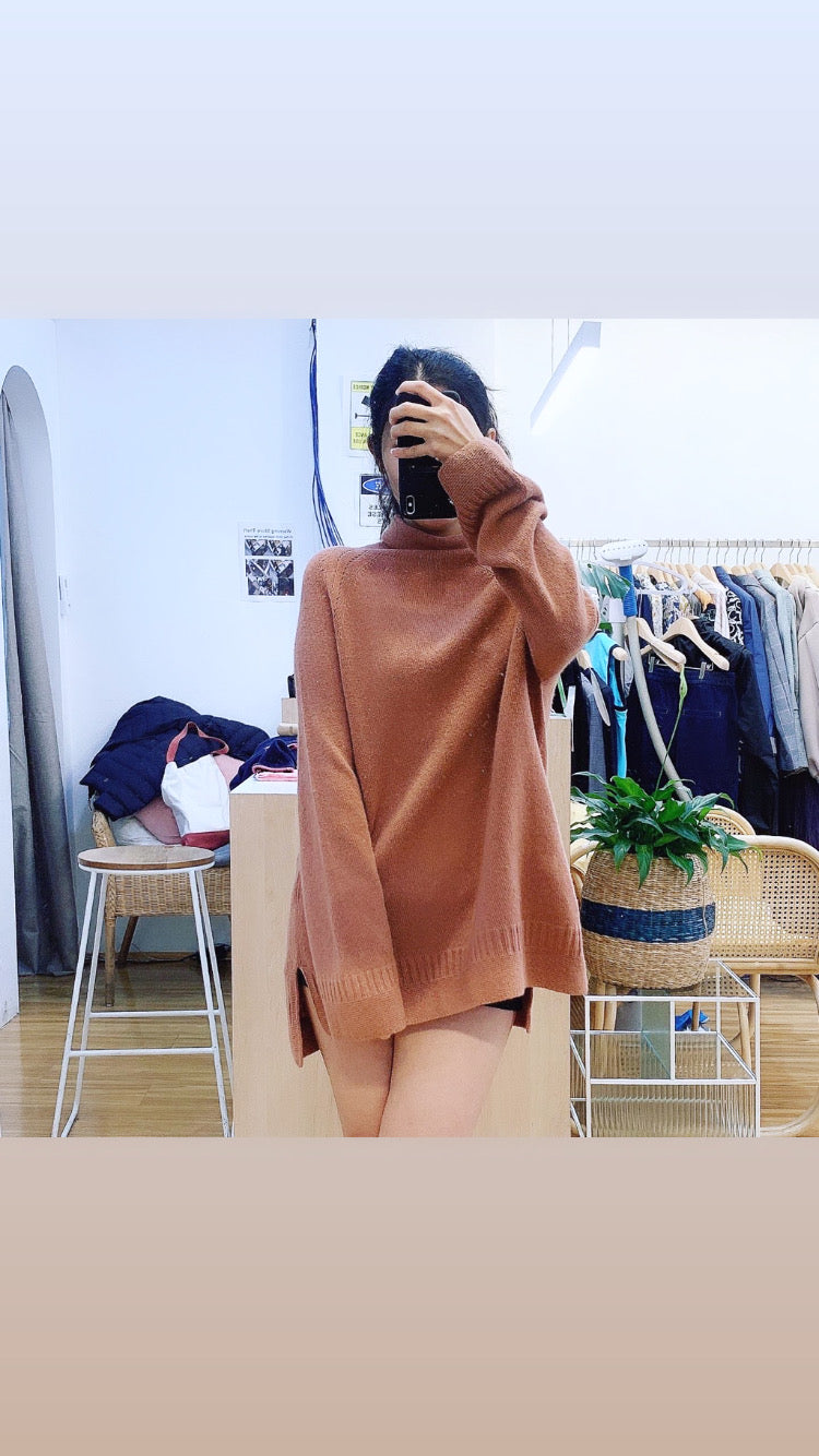 Long Sleeve oversized cover neck winter top