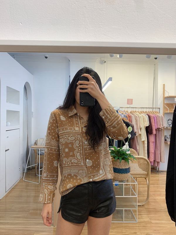 Brown Ethic Blouse