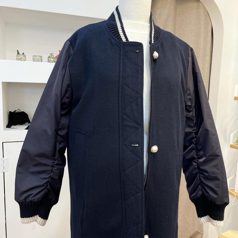 Cashmere navy Love coat