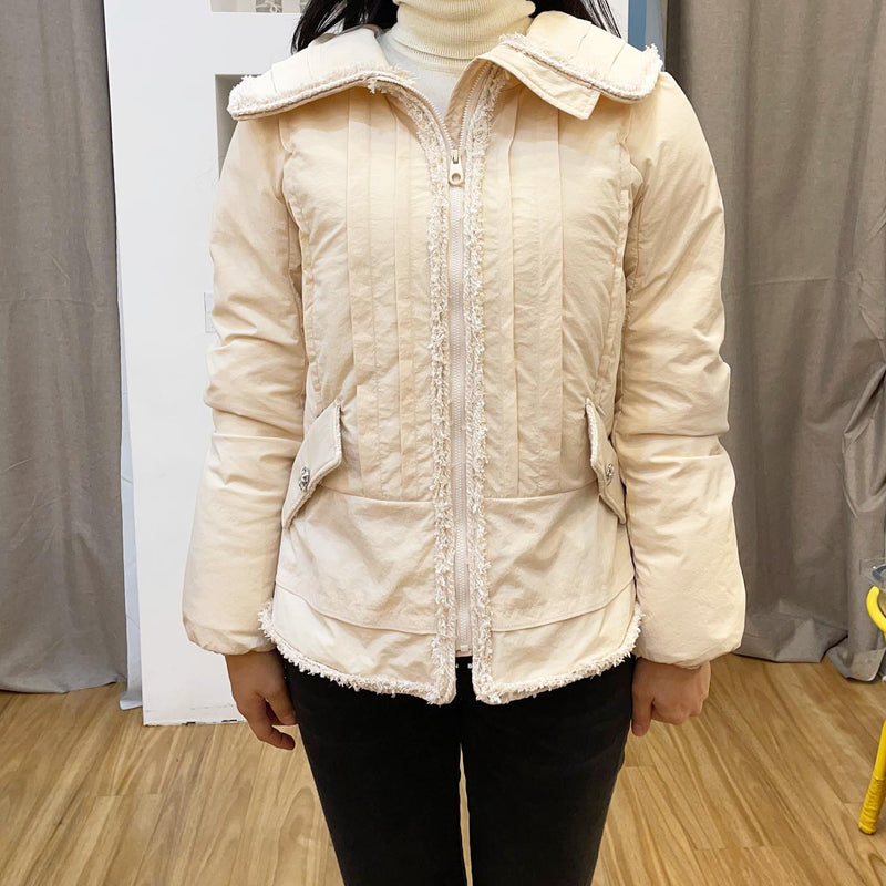 Ivory duck down jacket