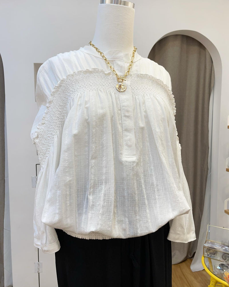 Organic cotton blouse top